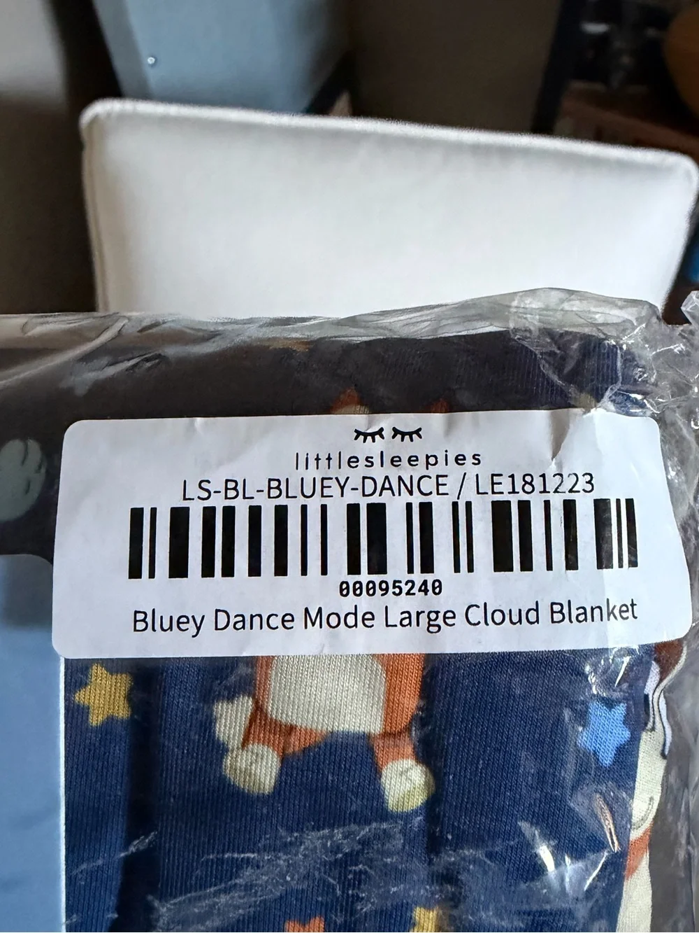 Little Sleepies X Bluey Blanket - NWT